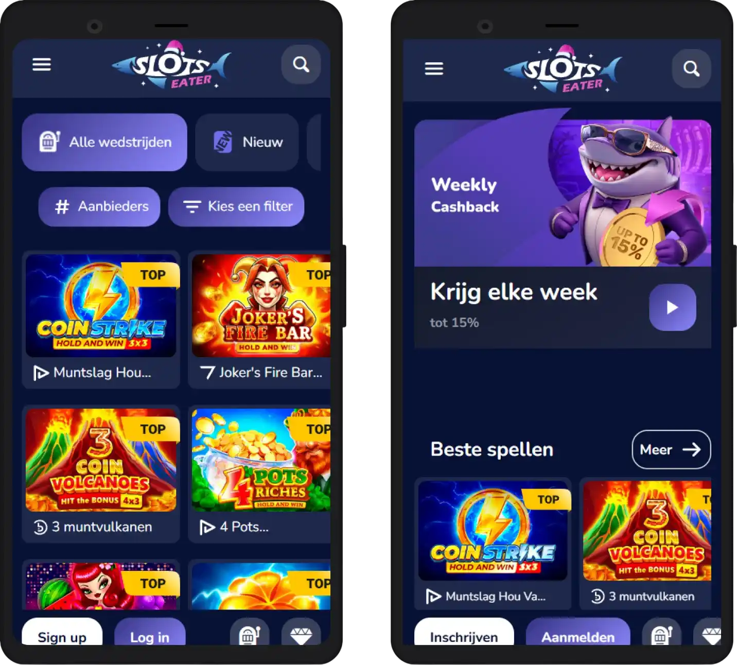 Mobiel casino Slotseater – speel overal je favoriete gokkasten